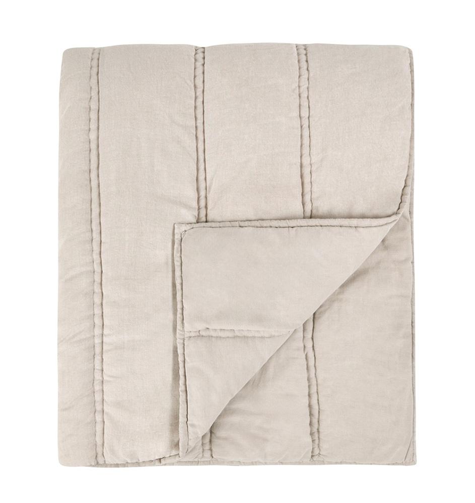 Villa by Classic Home - Rowen Sustainable Fabric Beige Queen Quilt - 92W - Beige - V290151 veiw 1