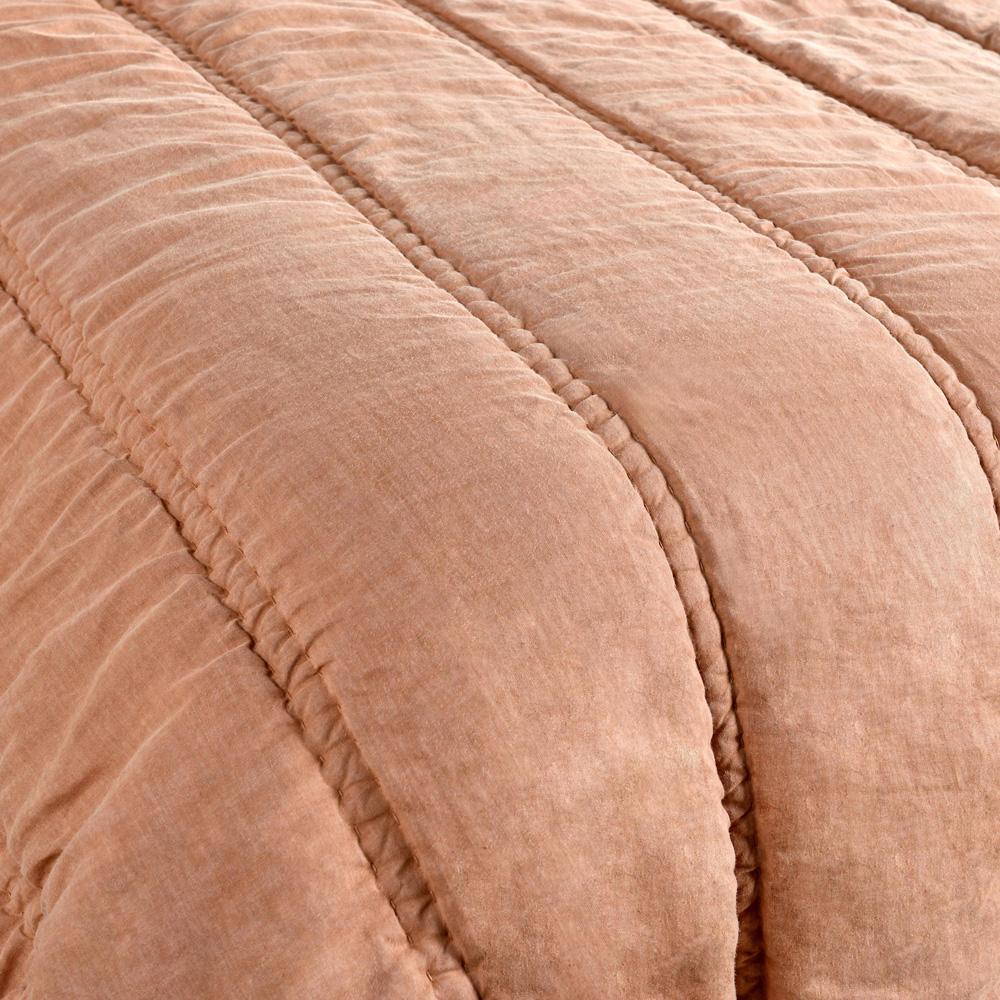 Villa by Classic Home - Rowen Sustainable Fabric Clay King Quilt Set - 108W - Clay - V290191 veiw 5