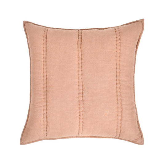 Villa by Classic Home - Rowen Sustainable Fabric Clay Euro Sham - 26W - Clay - V290194 veiw 1