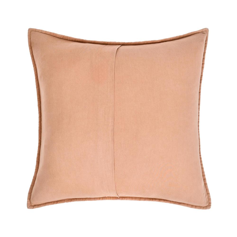 Villa by Classic Home - Rowen Sustainable Fabric Clay Euro Sham - 26W - Clay - V290194 veiw 2