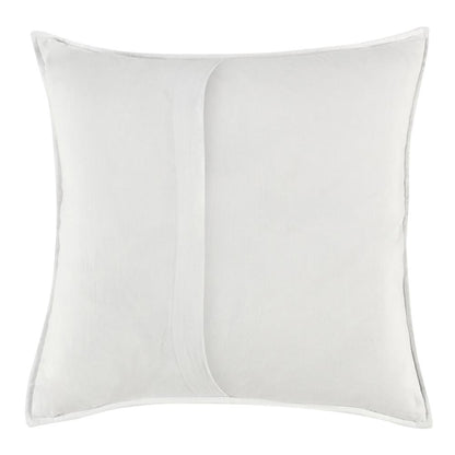 Villa by Classic Home - Rowen Sustainable Fabric Cloud White Euro Sham - 26W - White - V290148 veiw 2