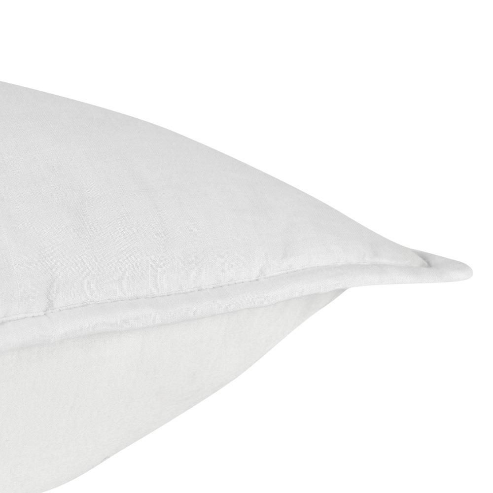 Villa by Classic Home - Rowen Sustainable Fabric Cloud White Euro Sham - 26W - White - V290148 veiw 3