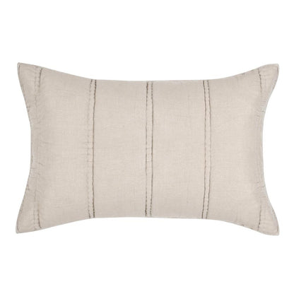 Villa by Classic Home - Rowen Sustainable Fabric Beige King Sham - 36W - Beige - V290152 veiw 1