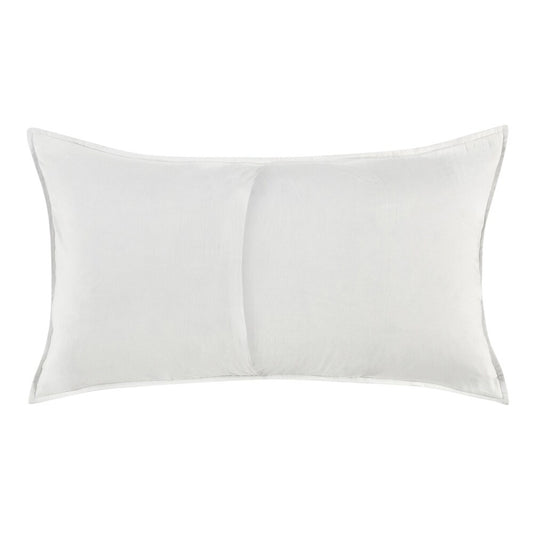 Villa by Classic Home - Rowen Sustainable Fabric Cloud White King Sham - 36W - White - V290147 veiw 2