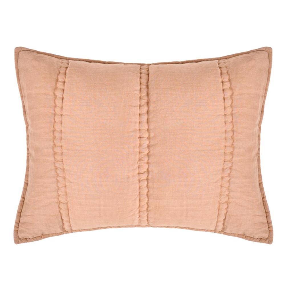 Villa by Classic Home - Rowen Sustainable Fabric Clay Standard Sham - 26W - Clay - V290195 veiw 1