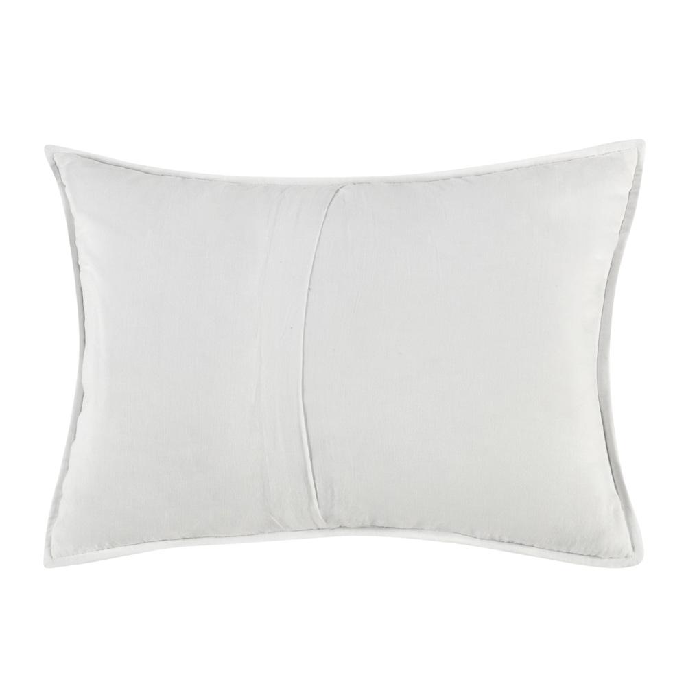 Villa by Classic Home - Rowen Sustainable Fabric Cloud White Standard Sham - 26W - White - V290149 veiw 2