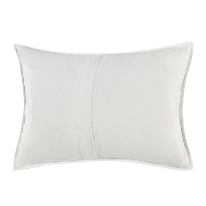 Villa by Classic Home - Rowen Sustainable Fabric Cloud White Standard Sham - 26W - White - V290149 veiw 2