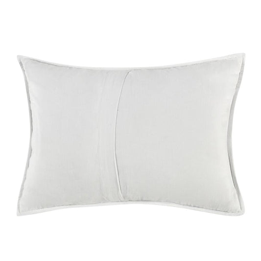 Villa by Classic Home - Rowen Sustainable Fabric Cloud White Standard Sham - 26W - White - V290149 veiw 2