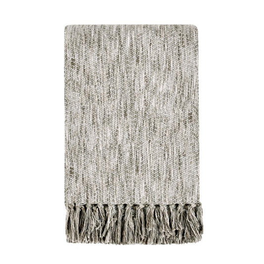 Villa by Classic Home - Tc Sharma Cotton Blend 50inX70in Beige Throw Blanket Blanket - 50W - Beige - V270056 veiw 1