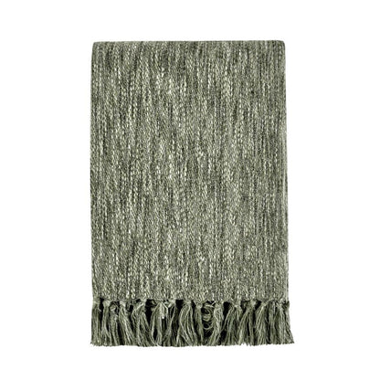 Villa by Classic Home - Tc Sharma Cedar Green Throw Blanket 50inX70in - 50W - Green - V270057 veiw 1