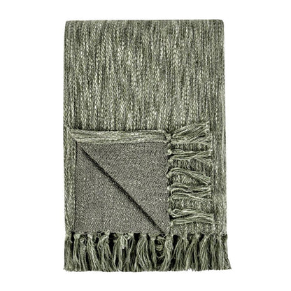 Villa by Classic Home - Tc Sharma Cedar Green Throw Blanket 50inX70in - 50W - Green - V270057 veiw 2