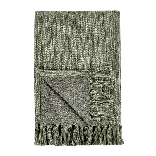 Villa by Classic Home - Tc Sharma Cedar Green Throw Blanket 50inX70in - 50W - Green - V270057 veiw 2