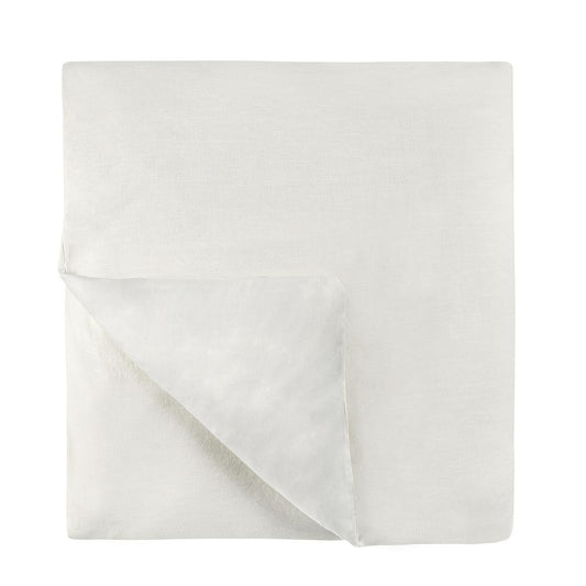 Villa by Classic Home - Talia Cotton Linen Blend Ivory Queen Duvet  - 92W - Ivory - V250153 veiw 1