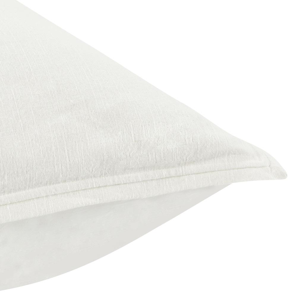 Villa by Classic Home - Talia Cotton Linen Blend Ivory Standard Sham  - 26W - Ivory - V250156 veiw 3