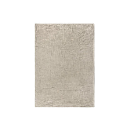 Villa by Classic Home - Tc Cotton Linen Blend Beige 50inX70in Throw Blanket Blanket - 50W - Beige - V270002 veiw 3