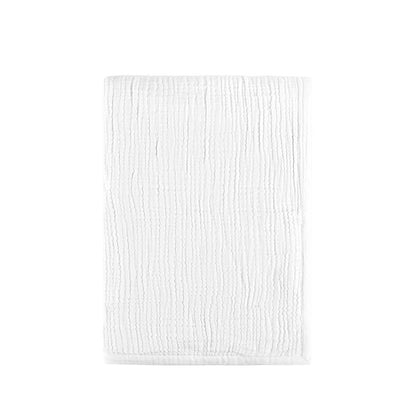 Villa by Classic Home - Tc Cotton Linen Blend White 50inX70in Throw Blanket Blanket - 50W - White - V270003 veiw 1