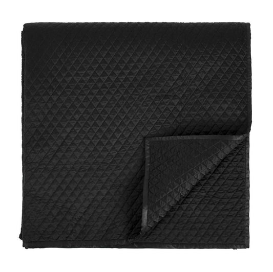 Villa by Classic Home - Winthrop 100% Sateen Black Queen Quilt  - 94W - Black - V011883 veiw 1