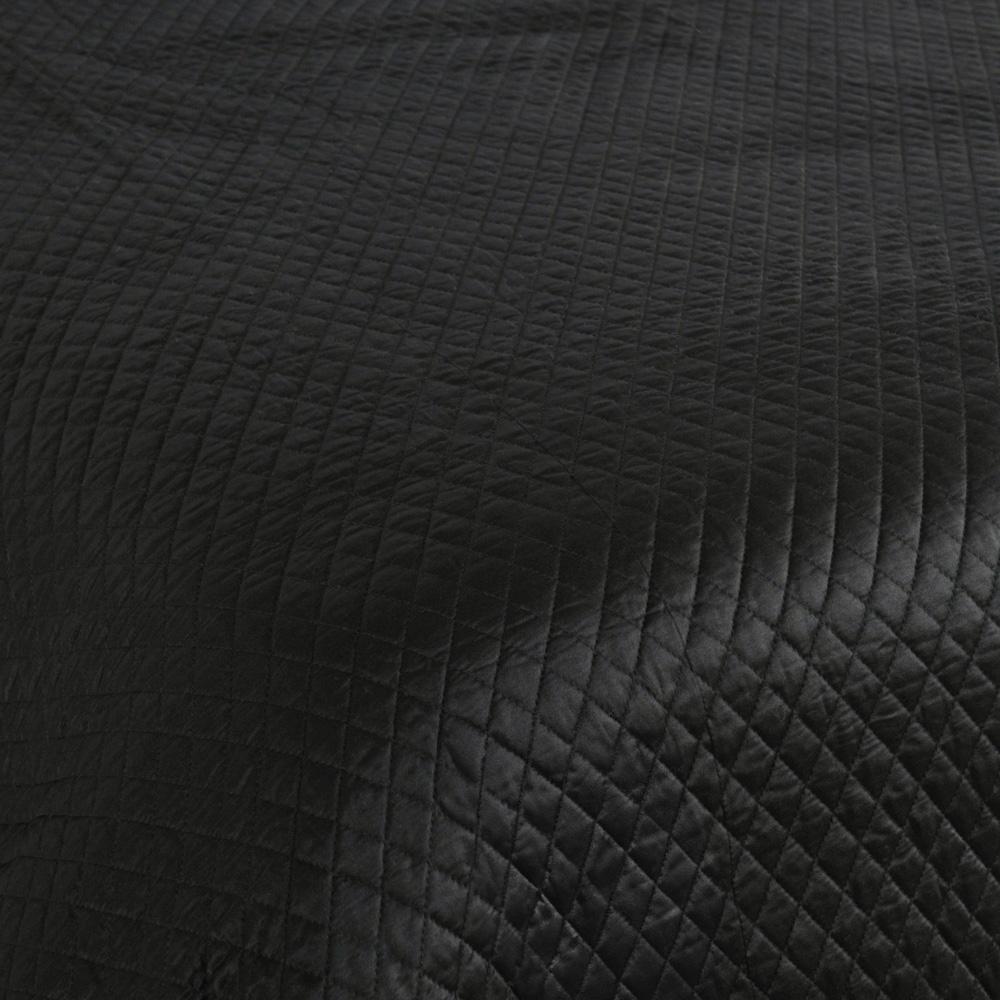 Villa by Classic Home - Winthrop 100% Sateen Black Queen Quilt  - 94W - Black - V011883 veiw 5