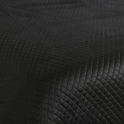 Villa by Classic Home - Winthrop 100% Sateen Black Queen Quilt  - 94W - Black - V011883 veiw 5