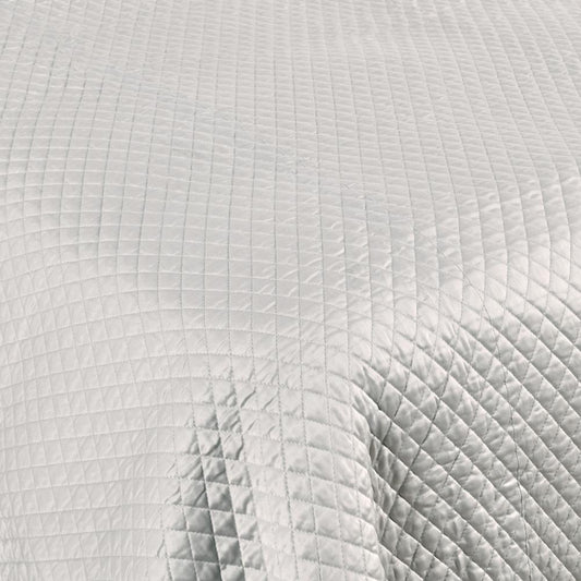 Villa by Classic Home -  Winthrop 100% Sateen Silver Queen Quilt  - 98W - Silver Gray  - V240099 veiw 3