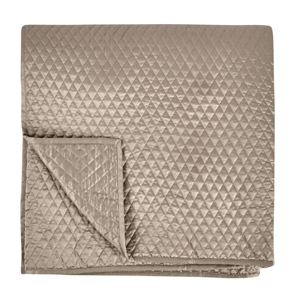 Villa by Classic Home - Winthrop 100% Sateen Natural King Quilt  - 110W - Natural - V022377 veiw 1