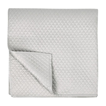Villa by Classic Home - Winthrop 100% Sateen Silver King Quilt  - 110W - Silver Gray  - V240098 veiw 1