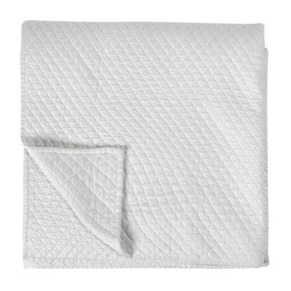 Villa by Classic Home - Winthrop 100% Sateen White King Quilt  - 96W - White - V021547 veiw 1