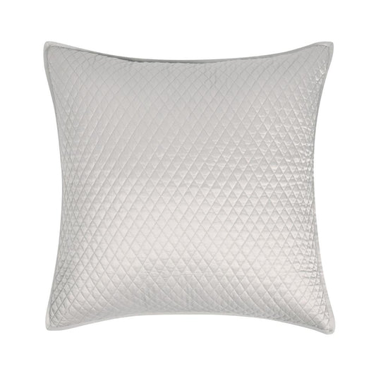 Villa by Classic Home - Winthrop 100% Sateen Silver Euro Sham  - 26W - Silver Gray  - V240100 veiw 1