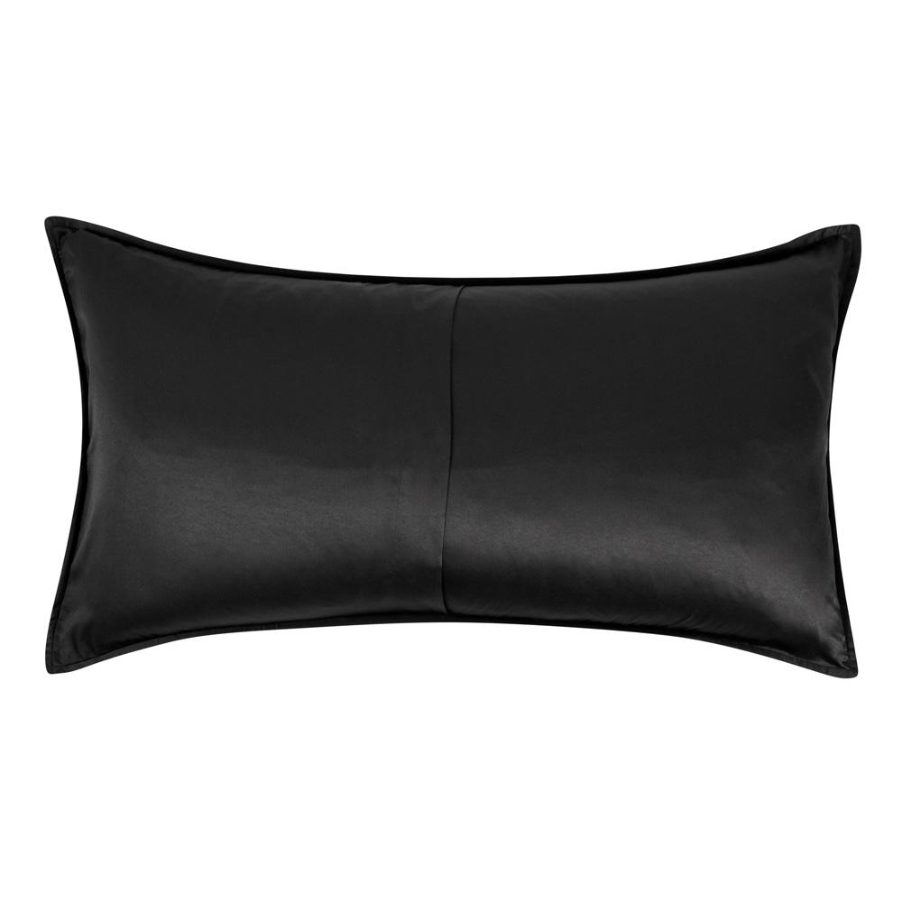 Villa by Classic Home - Winthrop 100% Sateen Black King Sham  - 36W - Black - V220082 veiw 2