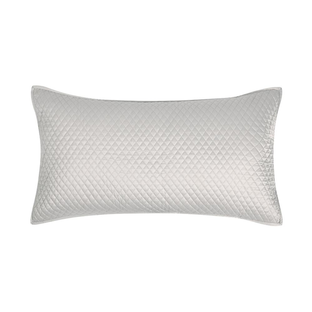 Villa by Classic Home - Winthrop 100% Sateen Silver King Sham  - 36W - Silver Gray  - V240101 veiw 1