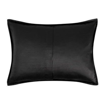 Villa by Classic Home - Winthrop 100% Sateen Black Standard Sham  - 26W - Black - V033472 veiw 2