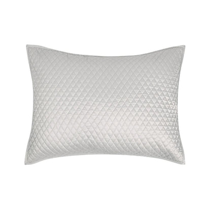 Villa by Classic Home - Winthrop 100% Sateen Silver Standard Sham  - 26W - Silver Gray  - V240102 veiw 1