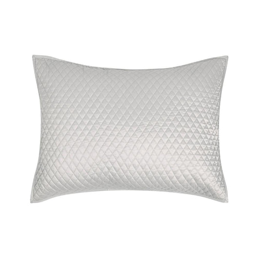 Villa by Classic Home - Winthrop 100% Sateen Silver Standard Sham  - 26W - Silver Gray  - V240102 veiw 1