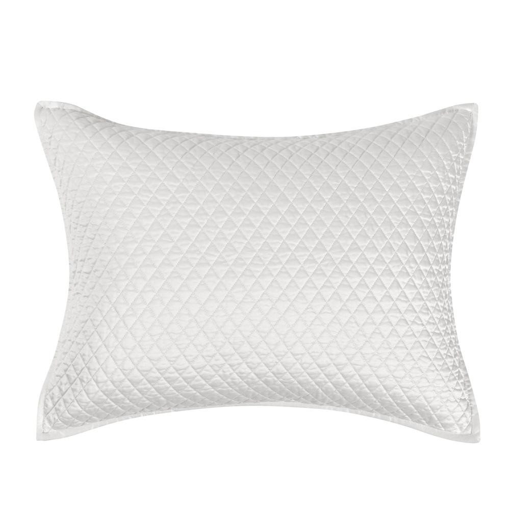 Villa by Classic Home - Winthrop 100% Sateen White Standard Sham  - 26W - White - V032529 veiw 1