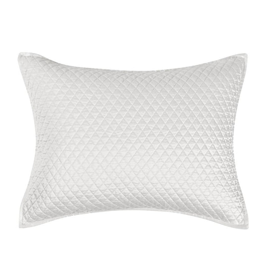 Villa by Classic Home - Winthrop 100% Sateen White Standard Sham  - 26W - White - V032529 veiw 1