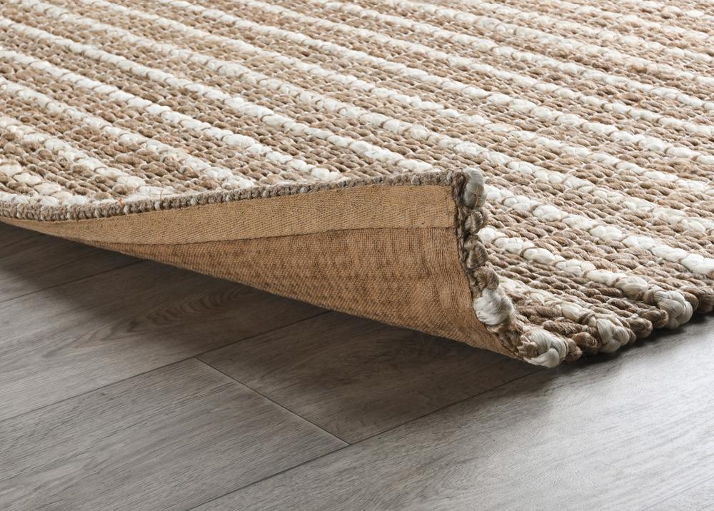 Villa by Classic Home - Alysa Natural Handwoven Area Rug  - 5W - Desert, Ivory - 30090994 veiw 3