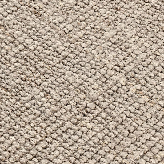 Villa by Classic Home - Annello 10X14 Oatmeal Jute Fabric Area Accent Rug - 10W - Oatmeal Beige - 30091058 veiw 2