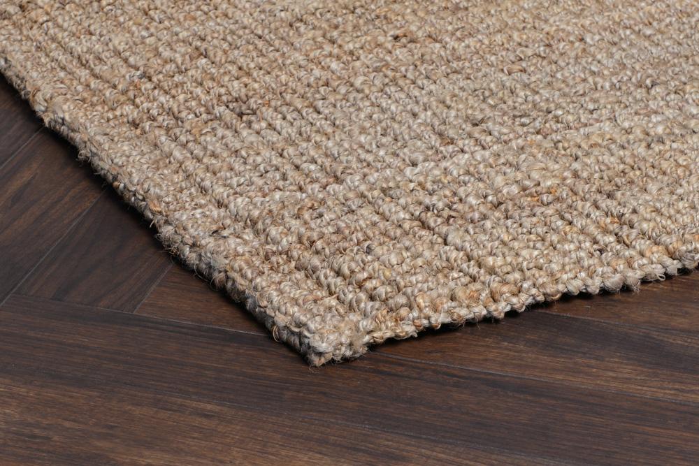 Villa by Classic Home - Annello Handspun Jute Area Rug  - 8W - Soft Sand, Rich Gray - 30063215 veiw 3