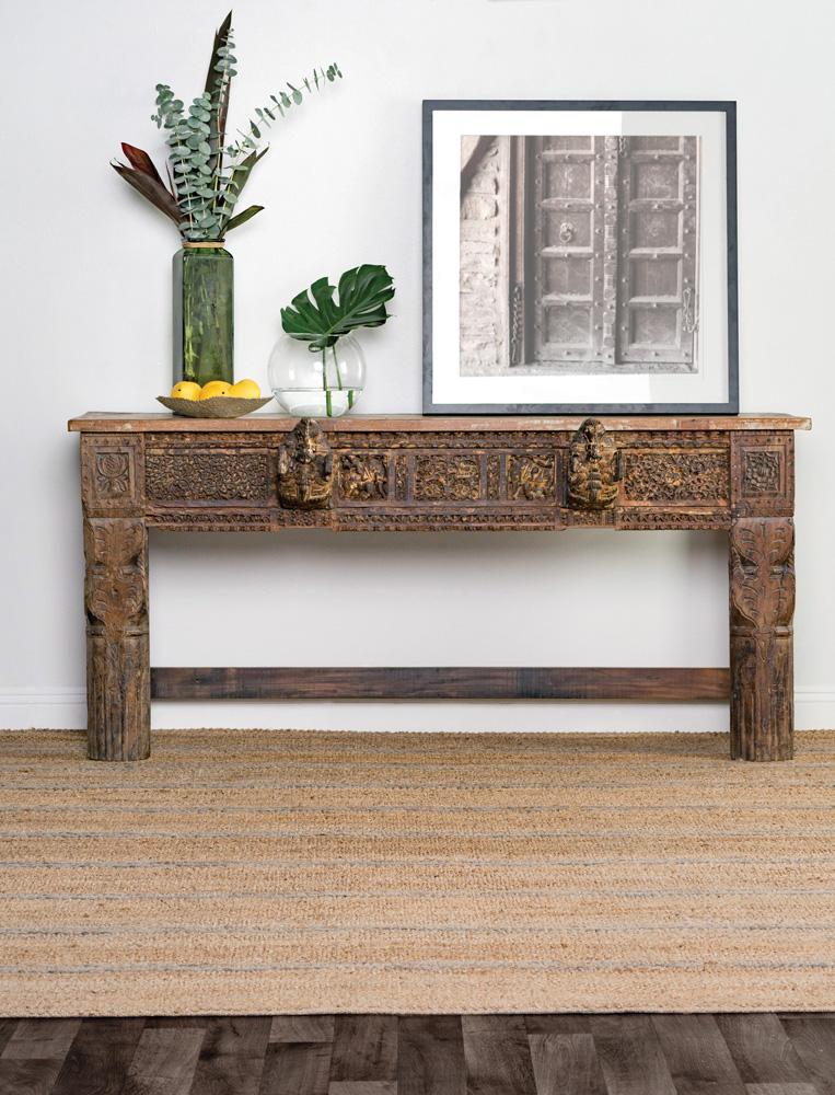 Villa by Classic Home - Barcelona Hand-Woven Area Rug  - 5W - Grey - 30045087 veiw 4