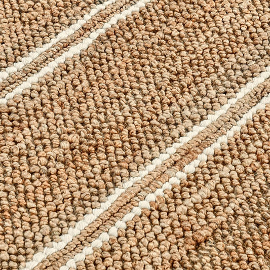 Villa by Classic Home - Barcelona Hand-Woven Area Rug  - 8W - Ivory - 30045205 veiw 2