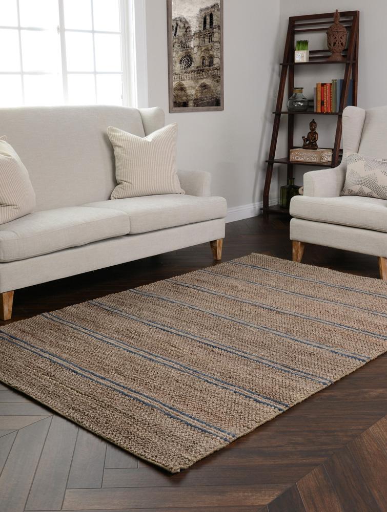 Villa by Classic Home - Barcelona Hand-Woven Area Rug  - 9W - Blue - 30045096 veiw 4