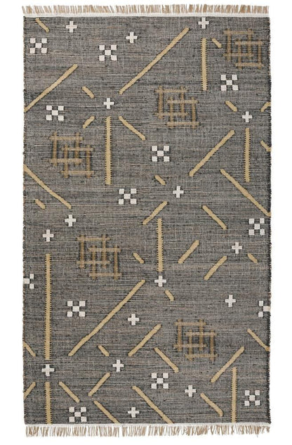Villa by Classic Home - Belfast Wool Blend Area Rug  - 2W - Black, Multi - 30091490 veiw 1
