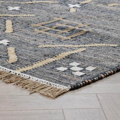 Villa by Classic Home - Belfast Wool Blend Area Rug  - 2W - Black, Multi - 30091490 veiw 2