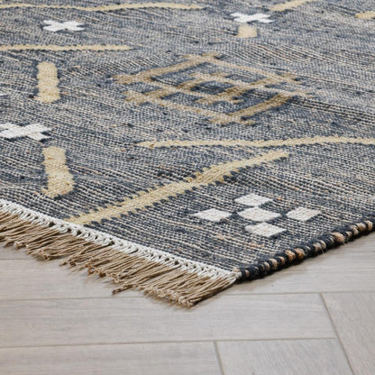 Villa by Classic Home - Belfast Wool Blend Area Rug  - 8W - Black, Multi - 30091495 veiw 2