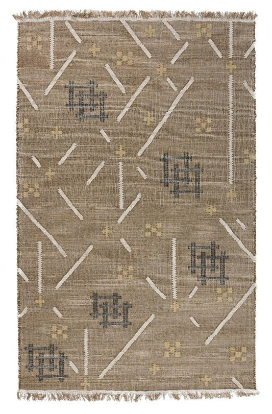 Villa by Classic Home - Belfast Wool Blend Area Rug  - 5W - Khaki, Multi - 30091484 veiw 1