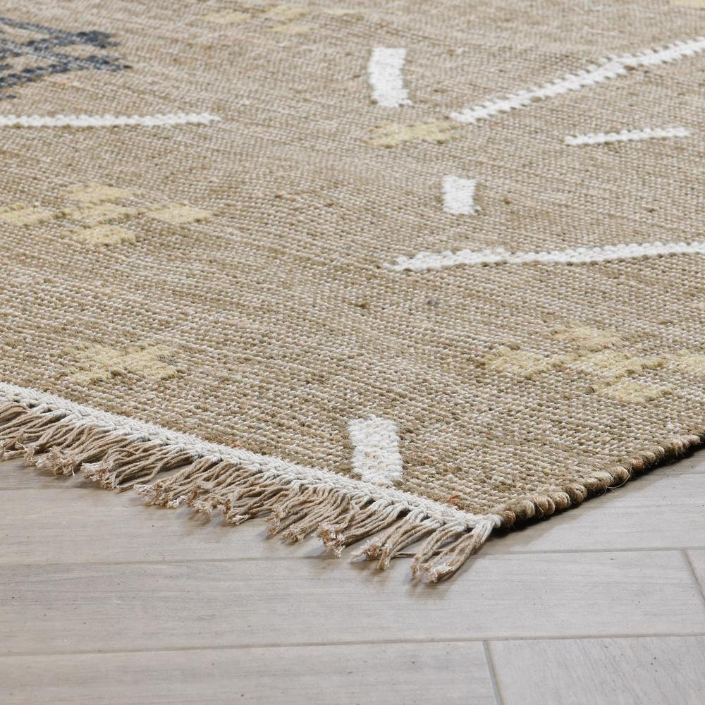 Villa by Classic Home - Belfast Wool Blend Area Rug  - 5W - Khaki, Multi - 30091484 veiw 2