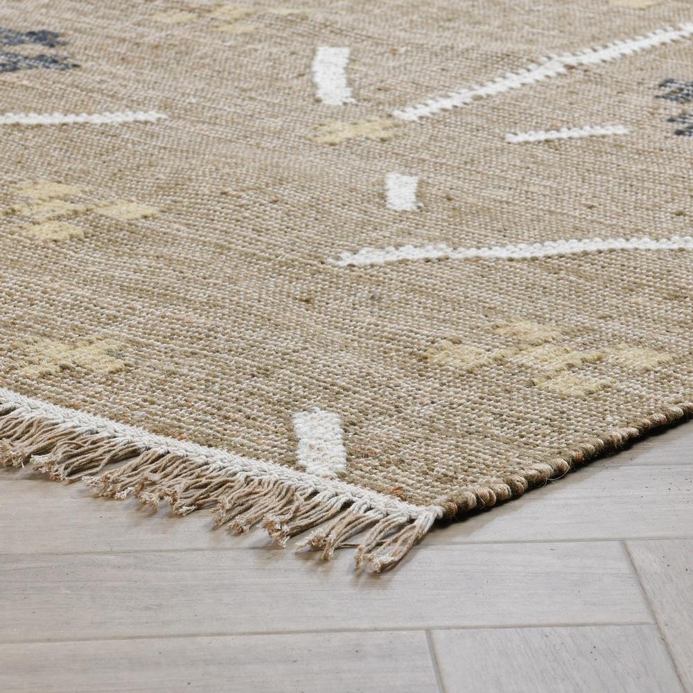 Villa by Classic Home - Belfast Wool Blend Area Rug  - 8W - Khaki, Multi - 30091485 veiw 2