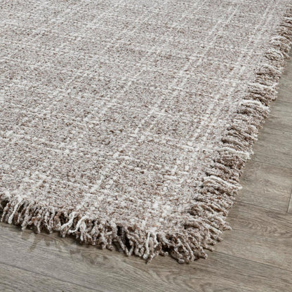 Villa by Classic Home - Bradbury Checkered Wool Area Rug  - 5W - Natural, Ivory - 30091604 veiw 3