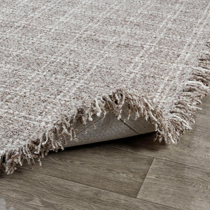 Villa by Classic Home - Bradbury Checkered Wool Area Rug  - 8W - Natural, Ivory - 30091605 veiw 4