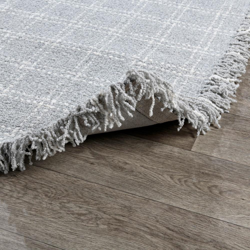 Villa by Classic Home - Bradbury Checkered Wool Area Rug  - 5W - Pearl Gray - 30091594 veiw 3
